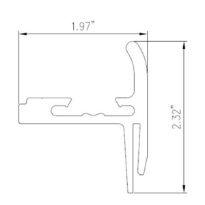 Door Frame PVC, 109", Anti-theft